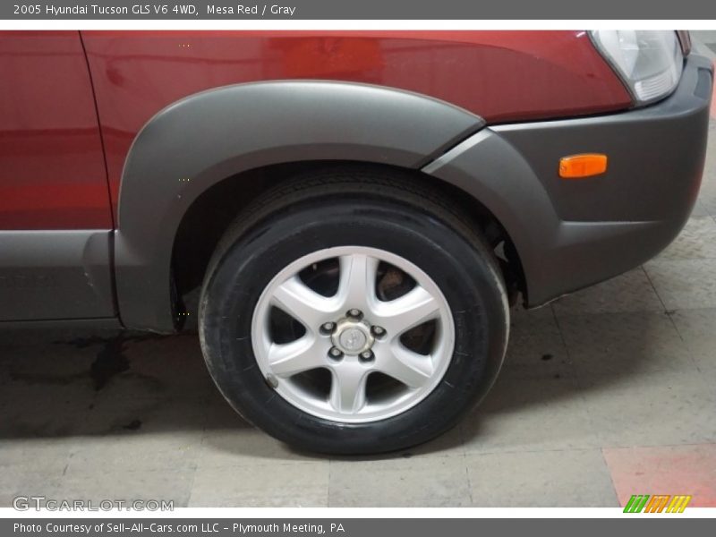 Mesa Red / Gray 2005 Hyundai Tucson GLS V6 4WD