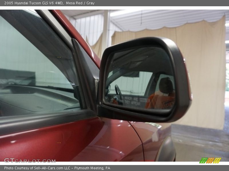 Mesa Red / Gray 2005 Hyundai Tucson GLS V6 4WD