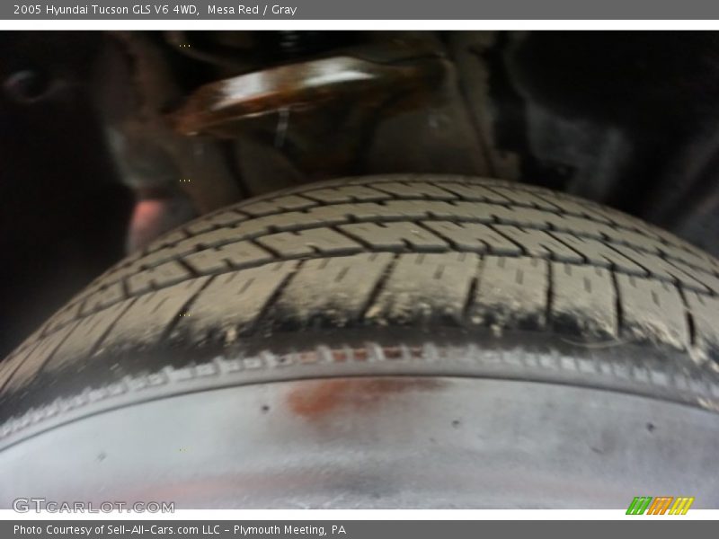 Mesa Red / Gray 2005 Hyundai Tucson GLS V6 4WD