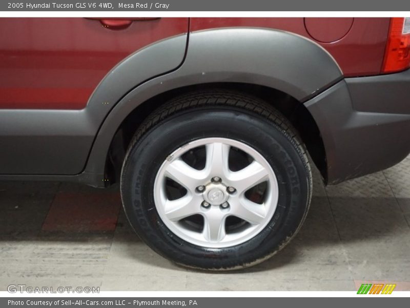 Mesa Red / Gray 2005 Hyundai Tucson GLS V6 4WD