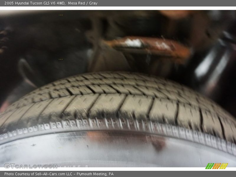 Mesa Red / Gray 2005 Hyundai Tucson GLS V6 4WD