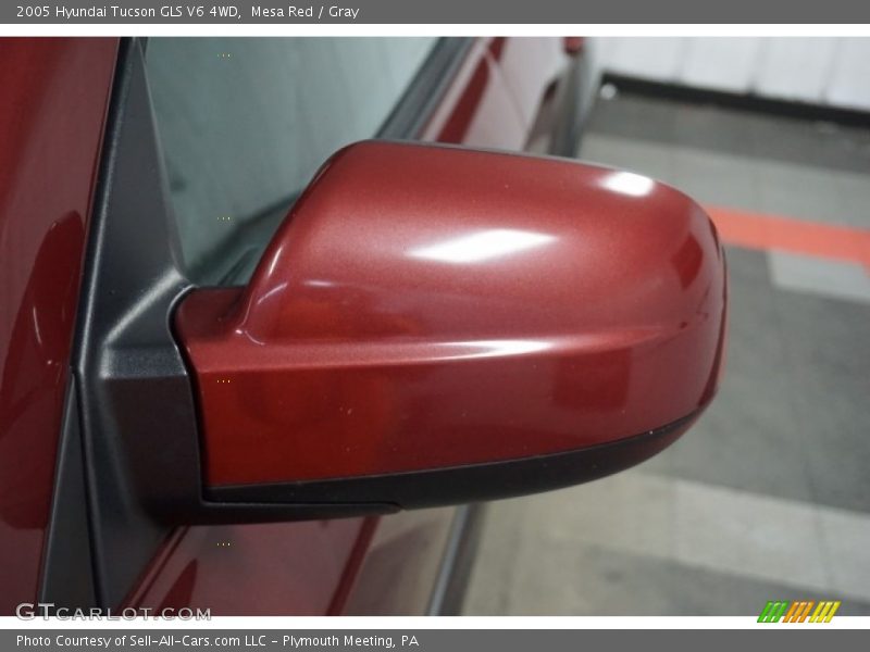 Mesa Red / Gray 2005 Hyundai Tucson GLS V6 4WD