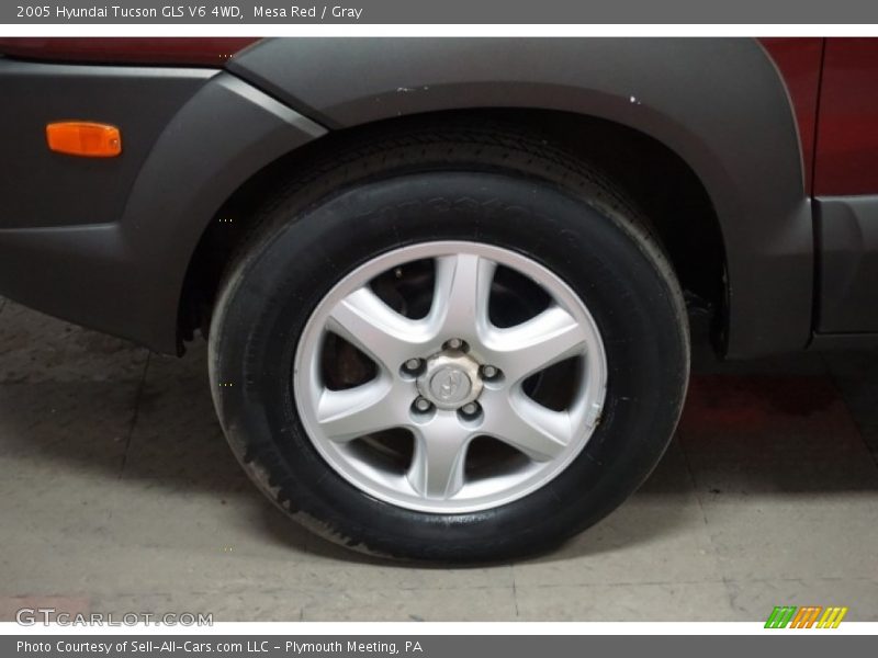 Mesa Red / Gray 2005 Hyundai Tucson GLS V6 4WD