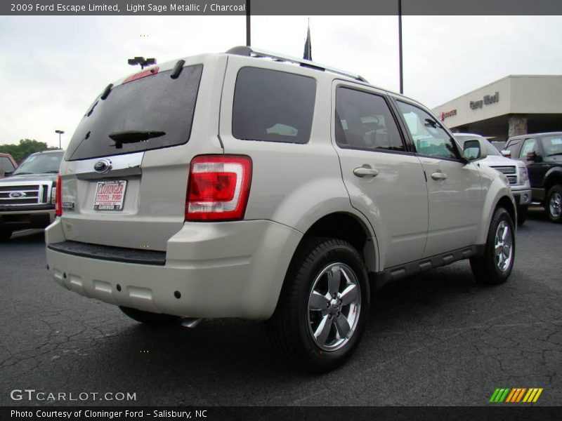 Light Sage Metallic / Charcoal 2009 Ford Escape Limited