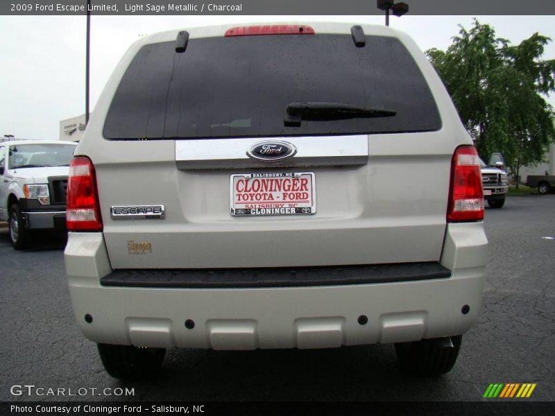 Light Sage Metallic / Charcoal 2009 Ford Escape Limited