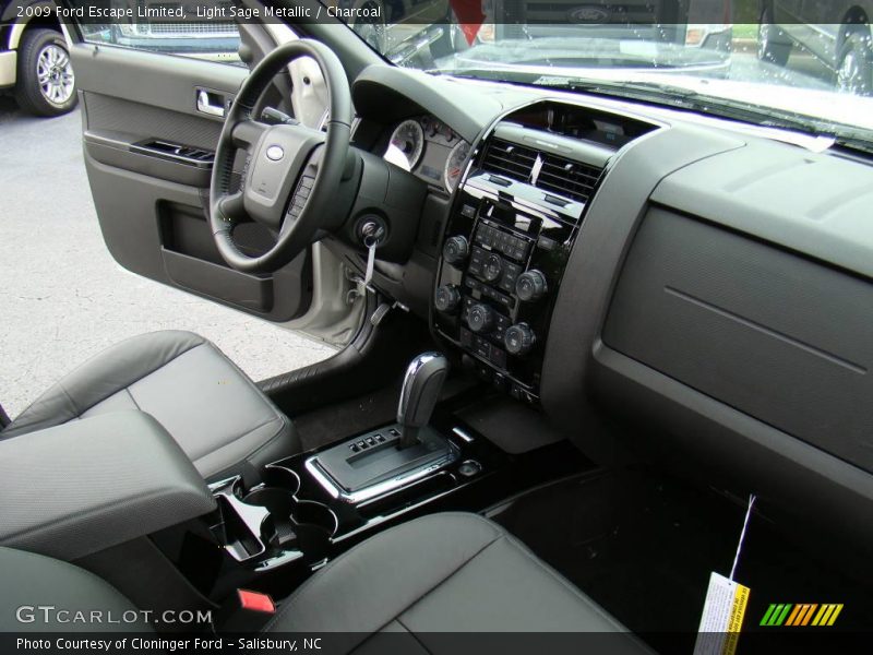 Light Sage Metallic / Charcoal 2009 Ford Escape Limited