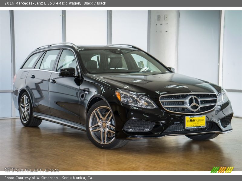 Black / Black 2016 Mercedes-Benz E 350 4Matic Wagon