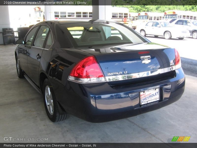 Imperial Blue Metallic / Ebony 2010 Chevrolet Impala LT