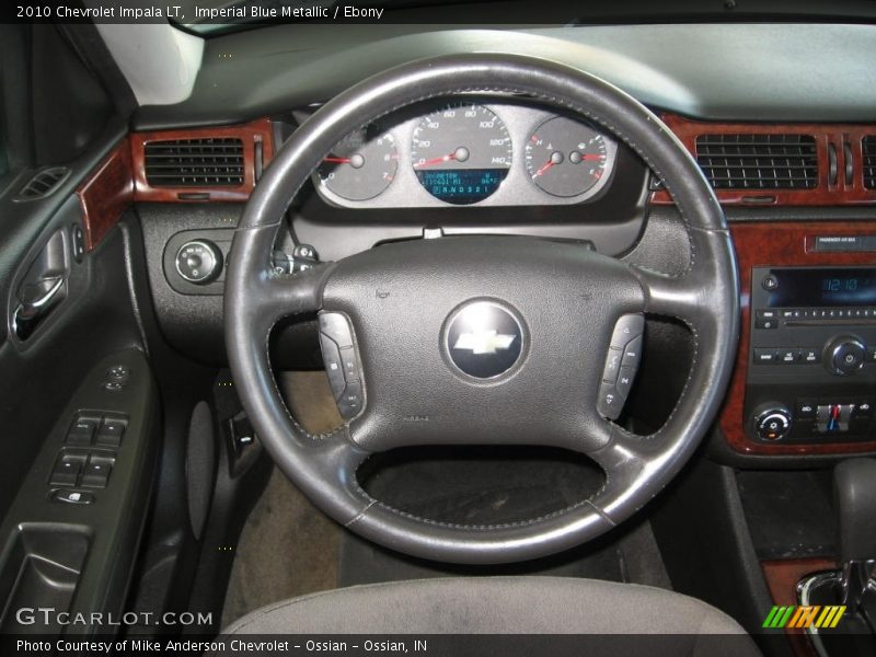 Imperial Blue Metallic / Ebony 2010 Chevrolet Impala LT