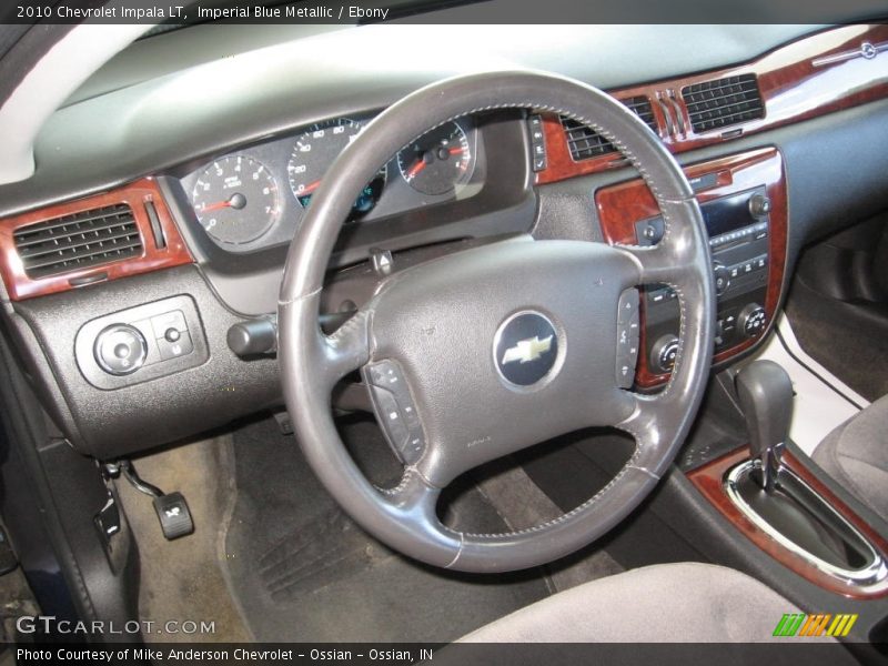 Imperial Blue Metallic / Ebony 2010 Chevrolet Impala LT