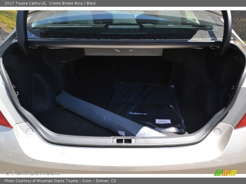 Creme Brulee Mica / Black 2017 Toyota Camry LE