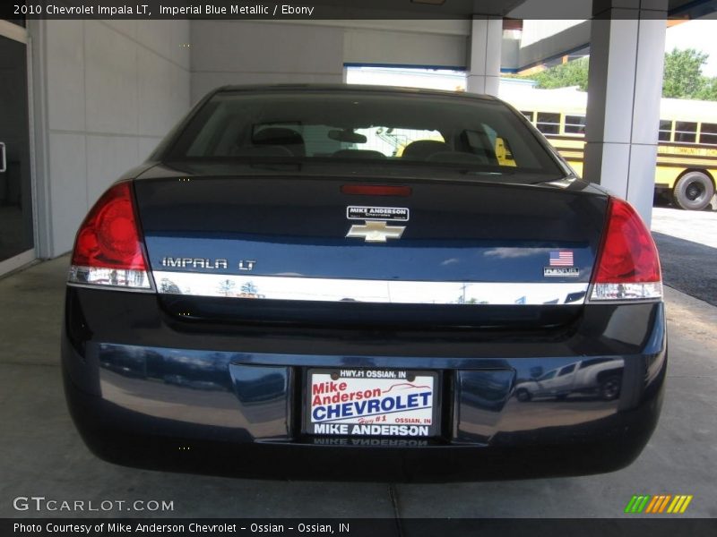 Imperial Blue Metallic / Ebony 2010 Chevrolet Impala LT
