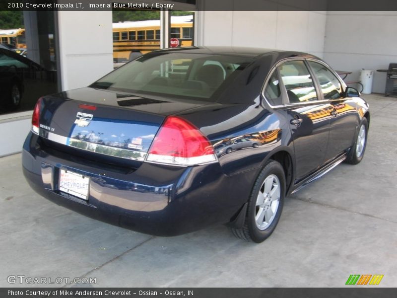 Imperial Blue Metallic / Ebony 2010 Chevrolet Impala LT