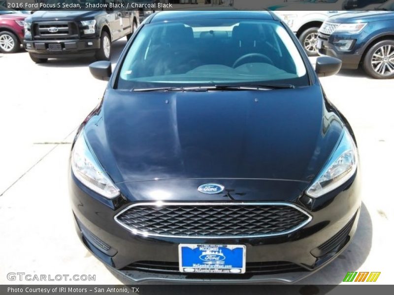 Shadow Black / Charcoal Black 2016 Ford Focus S Sedan