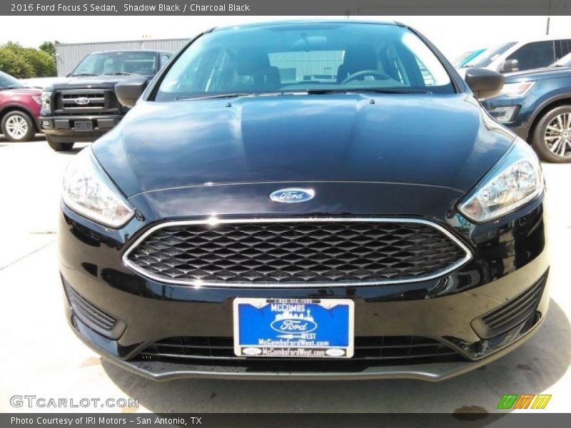 Shadow Black / Charcoal Black 2016 Ford Focus S Sedan