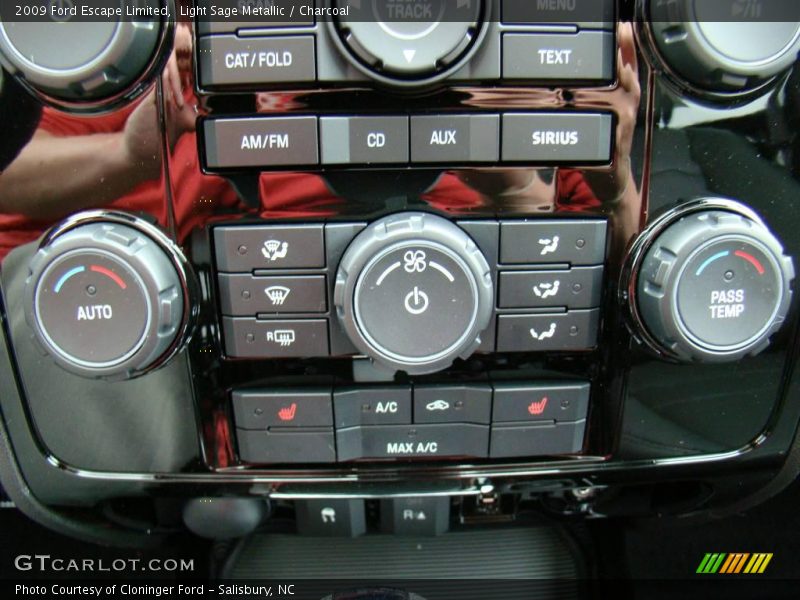 Light Sage Metallic / Charcoal 2009 Ford Escape Limited