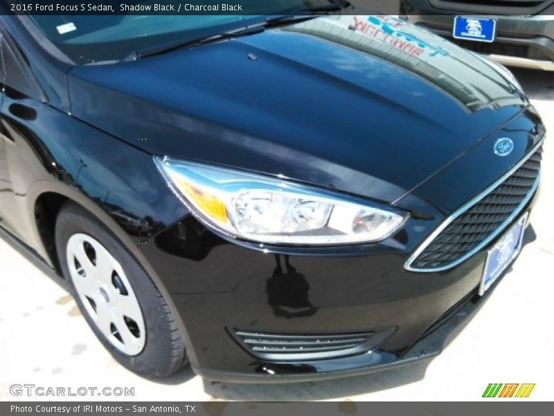 Shadow Black / Charcoal Black 2016 Ford Focus S Sedan