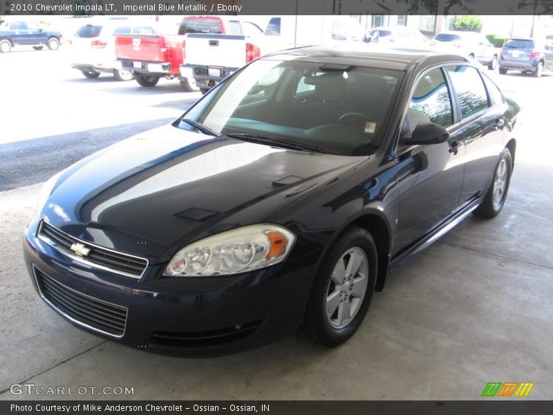 Imperial Blue Metallic / Ebony 2010 Chevrolet Impala LT