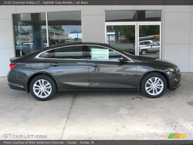 Nightfall Gray Metallic / Jet Black 2016 Chevrolet Malibu LT