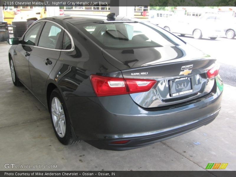 Nightfall Gray Metallic / Jet Black 2016 Chevrolet Malibu LT