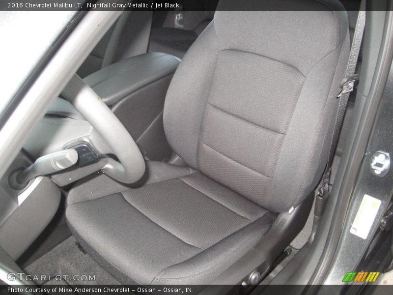Nightfall Gray Metallic / Jet Black 2016 Chevrolet Malibu LT