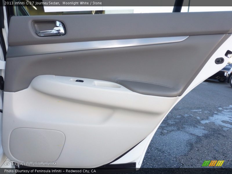 Moonlight White / Stone 2013 Infiniti G 37 Journey Sedan