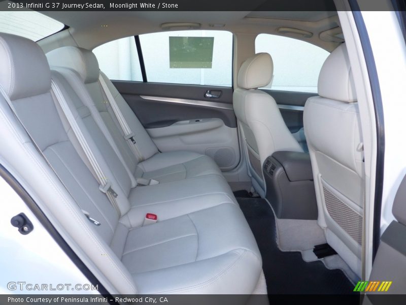 Moonlight White / Stone 2013 Infiniti G 37 Journey Sedan