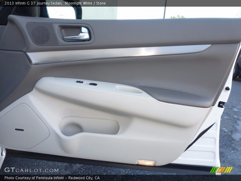 Moonlight White / Stone 2013 Infiniti G 37 Journey Sedan