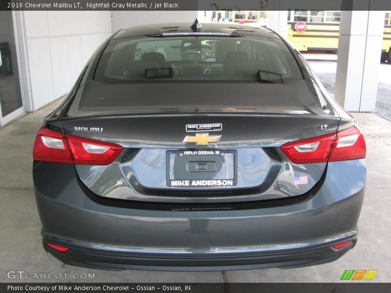 Nightfall Gray Metallic / Jet Black 2016 Chevrolet Malibu LT