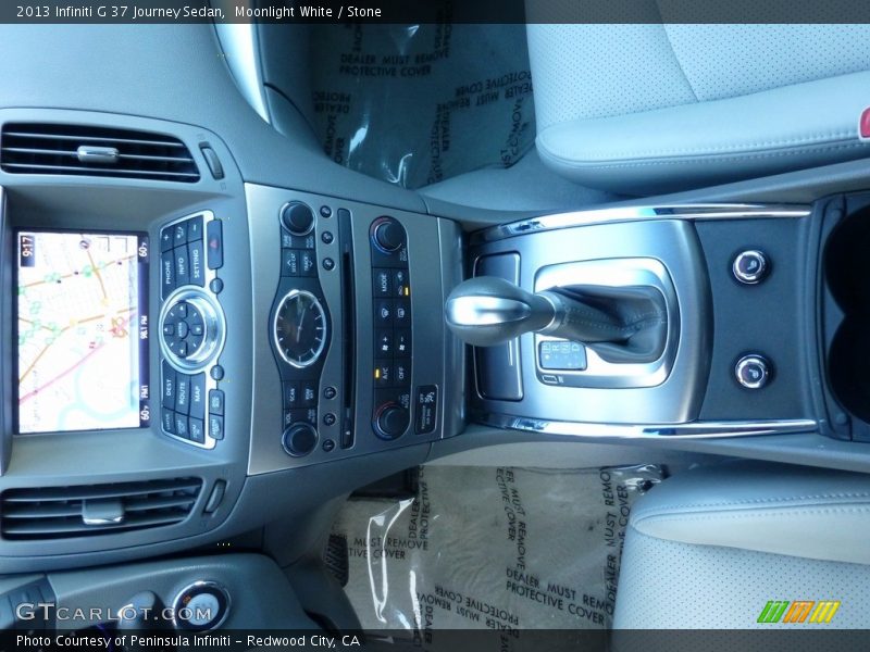 Moonlight White / Stone 2013 Infiniti G 37 Journey Sedan