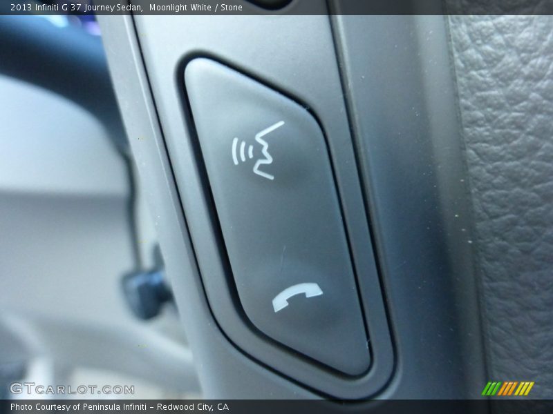 Moonlight White / Stone 2013 Infiniti G 37 Journey Sedan
