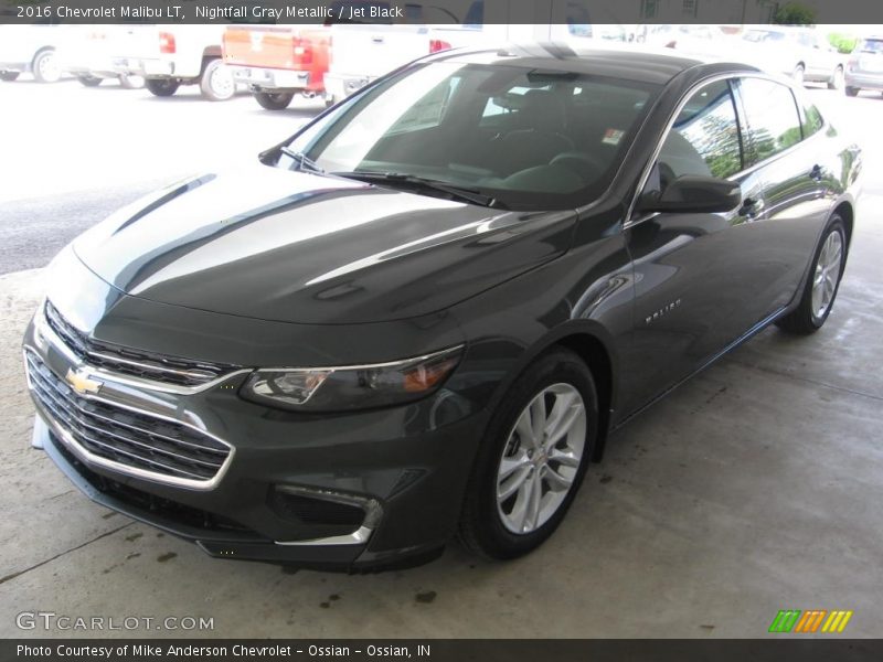 Nightfall Gray Metallic / Jet Black 2016 Chevrolet Malibu LT