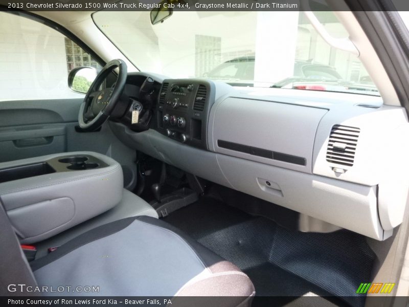 Graystone Metallic / Dark Titanium 2013 Chevrolet Silverado 1500 Work Truck Regular Cab 4x4
