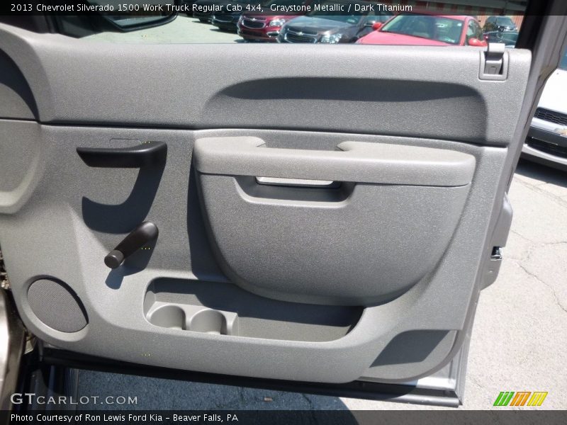 Graystone Metallic / Dark Titanium 2013 Chevrolet Silverado 1500 Work Truck Regular Cab 4x4