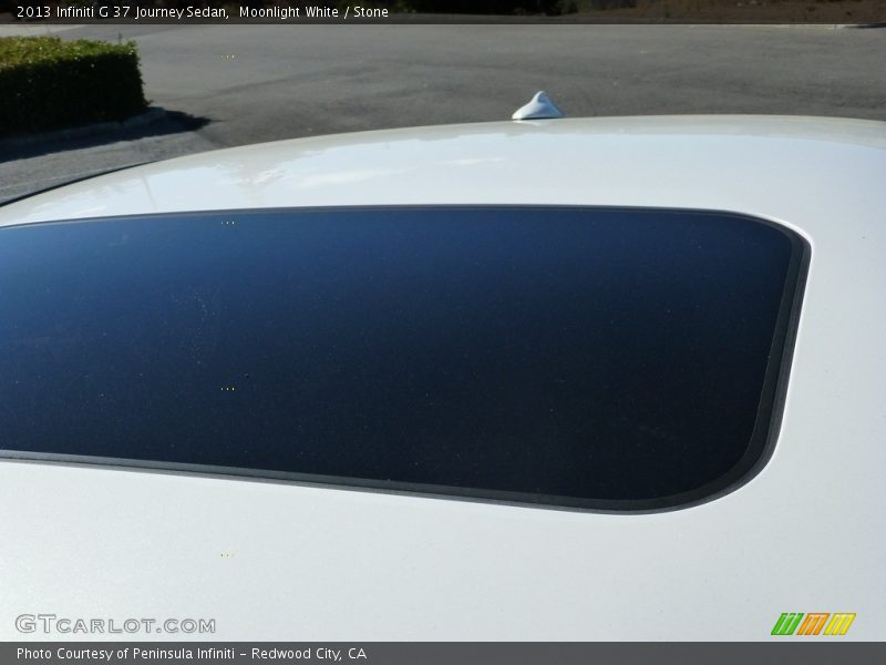 Moonlight White / Stone 2013 Infiniti G 37 Journey Sedan