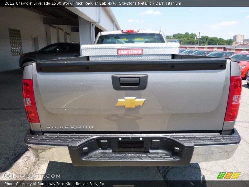 Graystone Metallic / Dark Titanium 2013 Chevrolet Silverado 1500 Work Truck Regular Cab 4x4