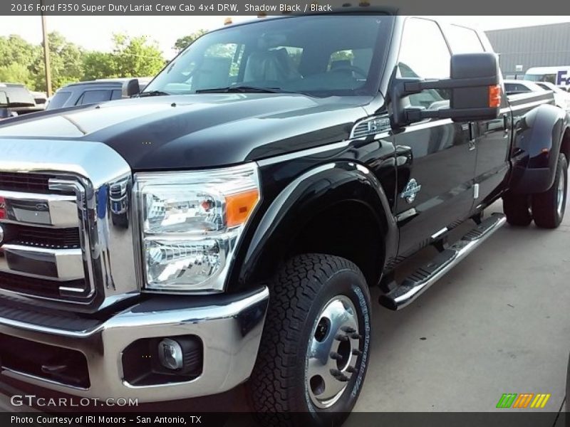 Shadow Black / Black 2016 Ford F350 Super Duty Lariat Crew Cab 4x4 DRW