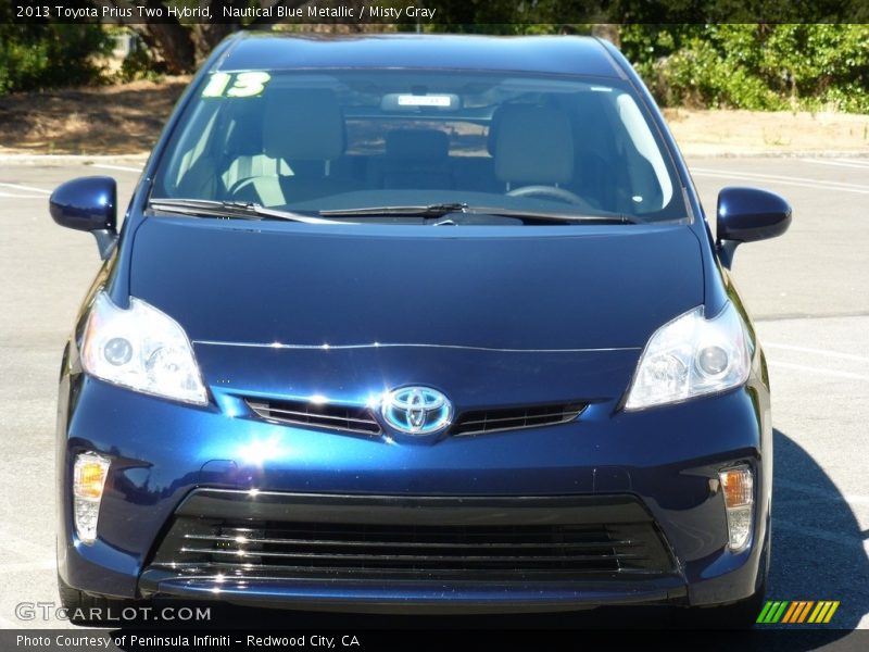 Nautical Blue Metallic / Misty Gray 2013 Toyota Prius Two Hybrid