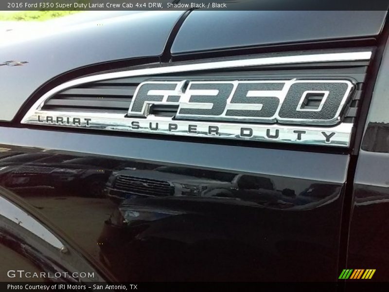 Shadow Black / Black 2016 Ford F350 Super Duty Lariat Crew Cab 4x4 DRW