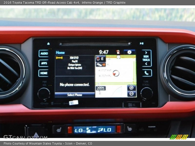 Inferno Orange / TRD Graphite 2016 Toyota Tacoma TRD Off-Road Access Cab 4x4