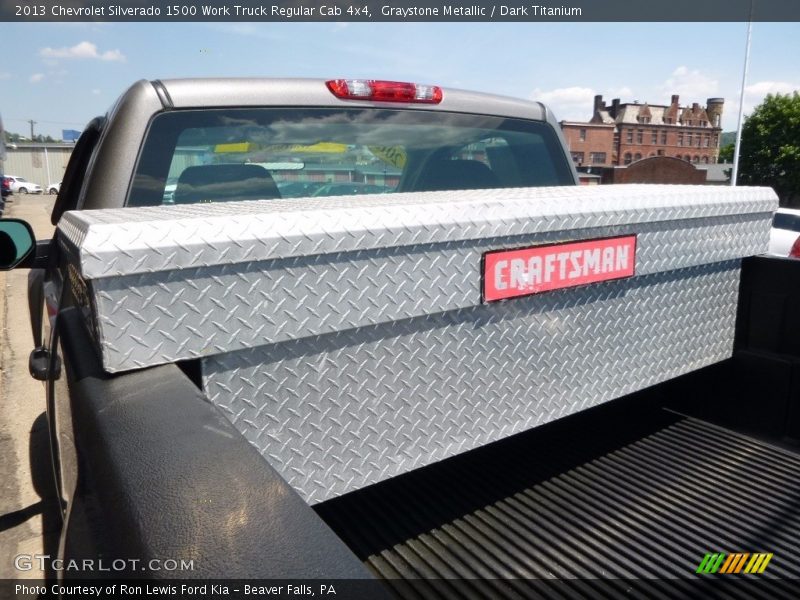 Graystone Metallic / Dark Titanium 2013 Chevrolet Silverado 1500 Work Truck Regular Cab 4x4