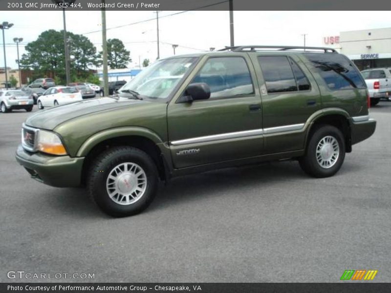 Woodland Green / Pewter 2001 GMC Jimmy SLS 4x4