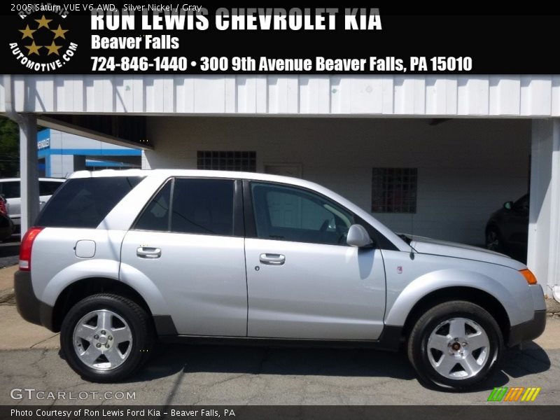 Silver Nickel / Gray 2005 Saturn VUE V6 AWD