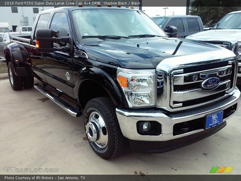 Shadow Black / Black 2016 Ford F350 Super Duty Lariat Crew Cab 4x4 DRW