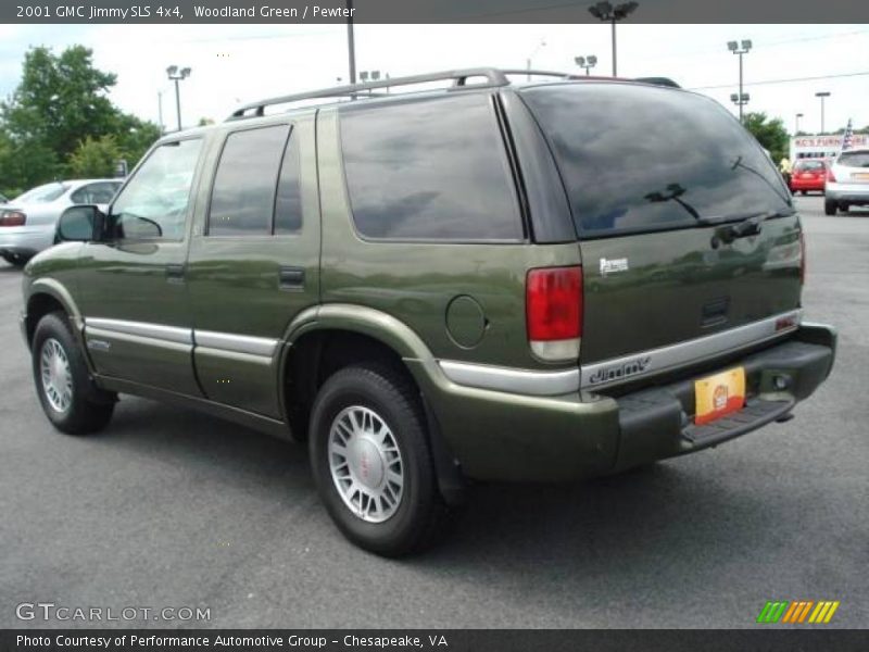 Woodland Green / Pewter 2001 GMC Jimmy SLS 4x4