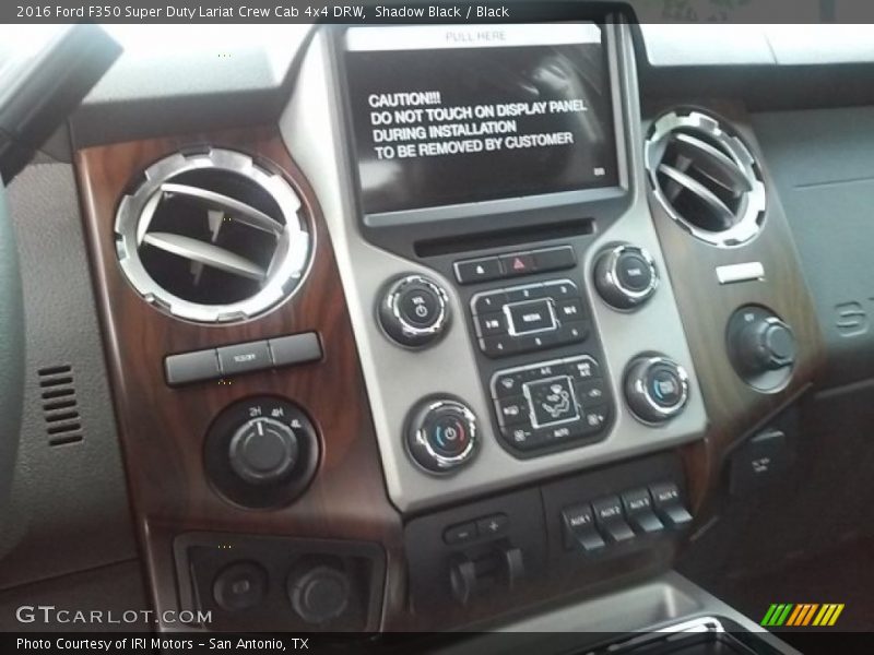 Shadow Black / Black 2016 Ford F350 Super Duty Lariat Crew Cab 4x4 DRW