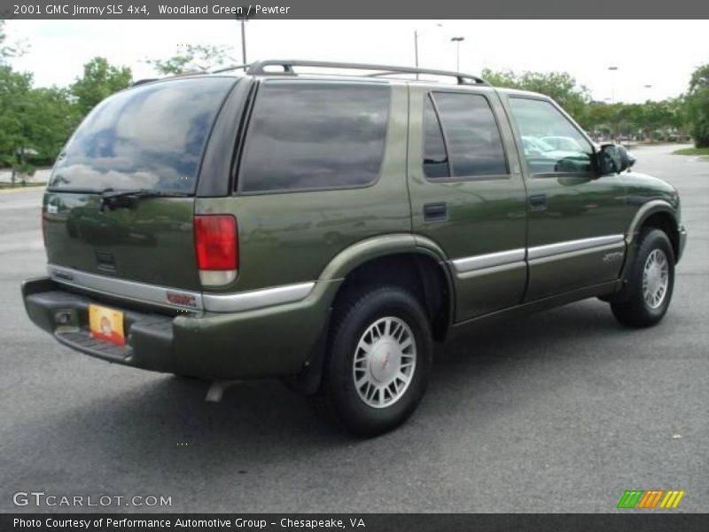 Woodland Green / Pewter 2001 GMC Jimmy SLS 4x4
