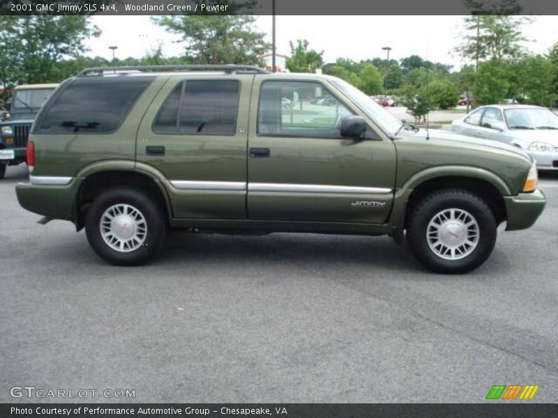 Woodland Green / Pewter 2001 GMC Jimmy SLS 4x4