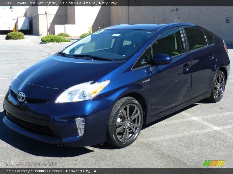 Nautical Blue Metallic / Misty Gray 2013 Toyota Prius Two Hybrid