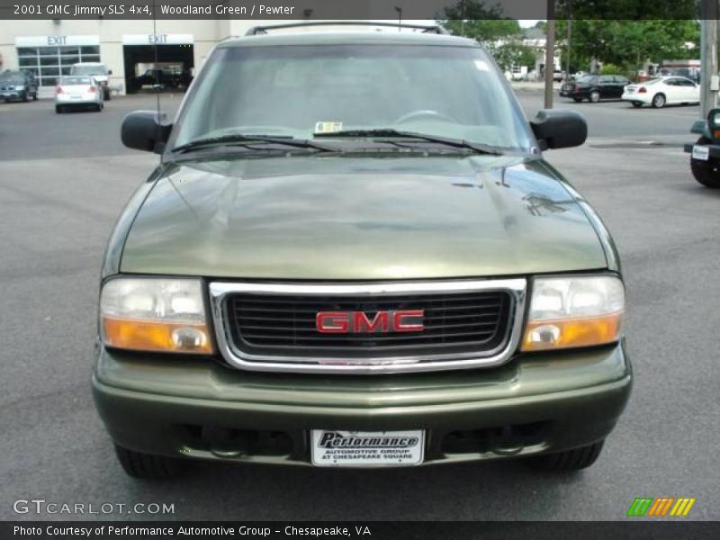 Woodland Green / Pewter 2001 GMC Jimmy SLS 4x4